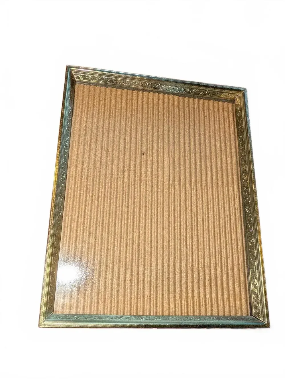 Vintage Ornate Gold Tone Picture Frame with Stand